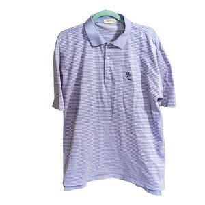 PETER MILLAR Large L - EAST LAKE GOLF CLUB Embroidered Knit Cotton Polo Shirt